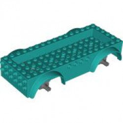 CAR CHASSIS 6X16X2: {ярко синьо-зелен}