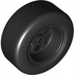 WHEEL, DIA. 50, NO. 1: {черен}