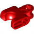 Technic, Axle Connector 2 x 3 with Ball Joint Socket - Closed Sides, Straight Forks with Closed Axle Holes: {ярко червен}