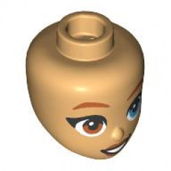 MINI DOLL, HEAD, NO. 421: {умерен тан}