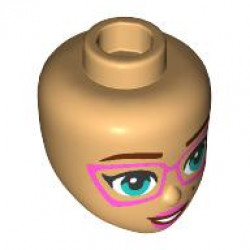 MINI DOLL, HEAD, NO. 427: {умерен тан}