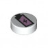 FLAT TILE 1X1, ROUND, NO. 272: {бял}