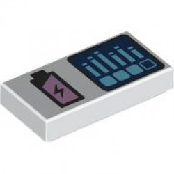 FLAT TILE 1X2, NO. 396: {бял}