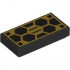 FLAT TILE 1X2, NO. 402: {черен}