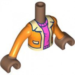 TORSO, GIRL, W/ ARM, NO. 532: {умерено кафяв}