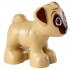 Dog, Friends, Pug, Standing with Reddish Brown Muzzle, Ears and Eyes Looking Forward and Bright Pink Tongue Pattern (Dango): {тухлено жълт}
