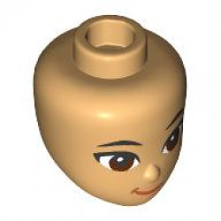 MINI DOLL, HEAD, NO. 456: {умерен тан}