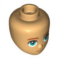 MINI DOLL, HEAD, NO. 433: {умерен тан}
