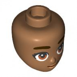 MINI DOLL, HEAD, NO. 450: {умерен нуга}