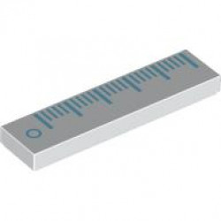 FLAT TILE 1X4, NO. 202: {бял}