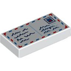 FLAT TILE 1X2, NO. 417: {бял}