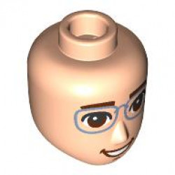 MINI DOLL, HEAD, NO. 443: {светло нуга}
