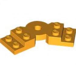 PLATE, ROTATED, 45 DEG.: {огнено жълто-оранжев}