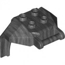 DESIGN, BRICK 4X3X3, W/ 3.2 SHAFT, NO. 1: {титаниево метален}