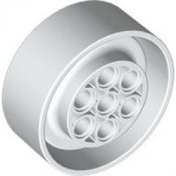 DESIGN ELEMENT 5X5X2, W/ 4.85 HOLE: {бял}
