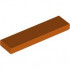 FLAT TILE 1X4: {червеникаво-оранжев}