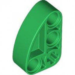 SHELL 3X1X2, W/ CROSS HOLE, NO. 1: {тъмно зелен}