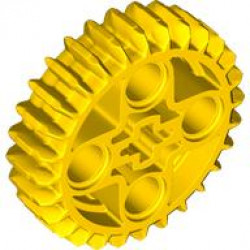 ANGLED GEAR WHEEL Z28: {ярко жълт}