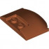 PLATE W. BOW 3X4X2/3 W. KNOBS: {тъмно оранжев}