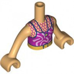 TORSO, GIRL, W/ ARM, NO. 537: {умерен тан}