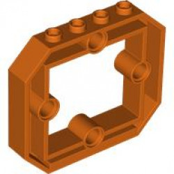 BRICK 1X6X4 1/3, W/ 4.85 HOLE, NO. 1: {червеникаво-оранжев}