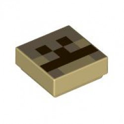 FLAT TILE 1X1, NO. 303: {тухлено жълт}