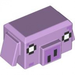 MINI CREATURE HEAD, NO. 187: {лавандулов}