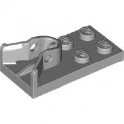 PLATE 2X4, W/ 5.9 BALL CUP, W/O FRICTION: {умерено каменно сив}