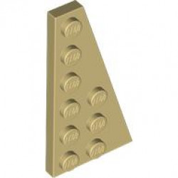 RIGHT PLATE 3X6 W. ANGLE: {тухлено жълт}