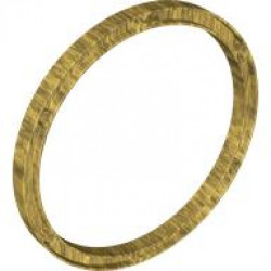 CIRCLE BEAM 15X15, W/ CROSS HOLE: {топло златист}