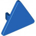 TRIANGULAR SIGN W. SNAP: {ярко син}