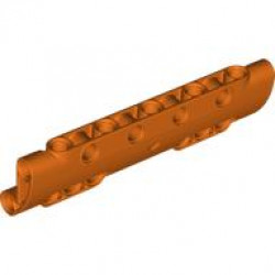 BOWED PANEL 3X11X2 Ø4,85 (X19): {червеникаво-оранжев}