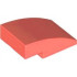 Slope, Curved 3 x 2: {пъстро коралов}