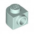 PLATE 1X1X2/3, W/ 1 KNOB, ROUNDED: {аквамарин}