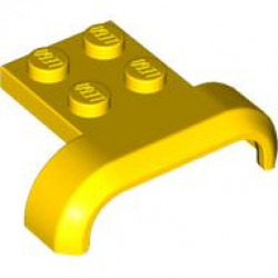 MUDGUARD 3X4, W/ PLATE, NO. 1: {ярко жълт}