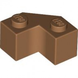 Brick 2x2 w. angle 45 degrees: {умерен нуга}