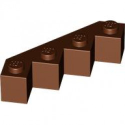 FACET BRICK 4X4X1: {червеникаво-кафяв}