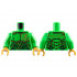 Torso Armor Plates over Dark Green Tunic, Gold Trim and Ninjago Logogram Letter L, 'LLOYD' on Back Pattern / Bright Green Arms / Pearl Gold Hands: {ярко зелен}