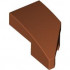LEFT PLATE 1X2, W/ BOW, 45 DEG. CUT: {тъмно оранжев}