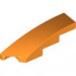 BRICK 1X4X1, HALF BOW W/ CUT, LEFT: {ярко оранжев}