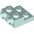 PLATE 2X2X2/3 W/ 2. HOR. KNOB: {аквамарин}