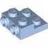 PLATE 2X2X2/3 W/ 2. HOR. KNOB: {светло кралско син}