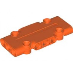 Technic, Panel Plate 3 x 7 x 1: {червеникаво-оранжев}