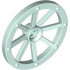 Wheel Wagon Large 33mm D., Hole Notched for Wheels Holder Pin: {аквамарин}
