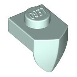 Plate, Modified 1 x 1 with Tooth Vertical: {аквамарин}
