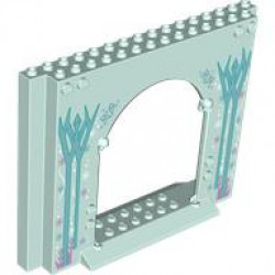 WALL 4X16X10, W/ GATE, NO. 14: {аквамарин}
