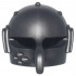 Minifigure, Headgear Helmet Castle / Fantasy Rounded with Rivets, Mask with Eye Holes and Long Curved Beak: {титаниево метален}