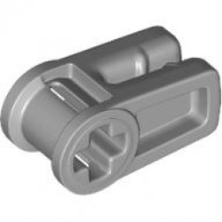 WIRE CLIP, W/ CROSS HOLE: {умерено каменно сив}