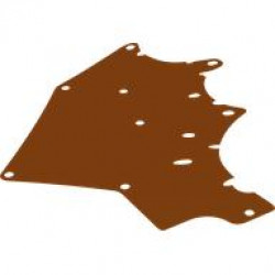 Крило на дракон, Плат, Дясно, Раздрано, 25 x 19 (Dungeons & Dragons Cinderhowl): {червеникаво-оранжев}