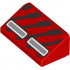 ROOF TILE 1X2X2/3, NO. 46: {ярко червен}